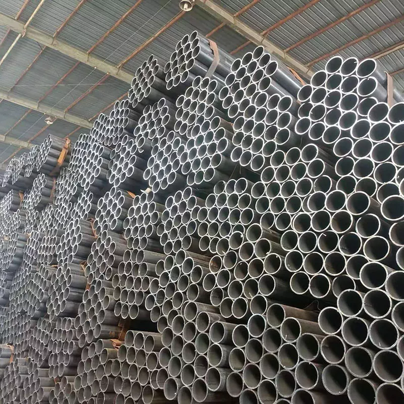 सीधा स्लिट कालो गोलाकार ट्यूब